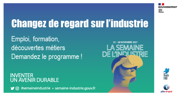 La #SemaineIndustrie commence aujourd'hui. Au programme : visites d'entreprises, webinaires, job dating, réunions d’information...  l'occasion de faire découvrir un secteur porteur, en pleine évolution pole-emploi.org/regions/proven… #SEDI2021