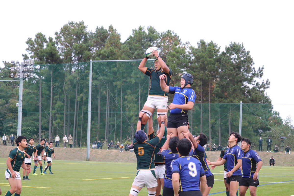 OUE_Rugby's tweet photo. 【試合結果】11/21(日)
2021年 関西ラグビーBリーグ 第6節

大阪教育大学 31-14 大阪国際大学　(前19-0)

応援ありがとうございました！
次戦は最終戦となります！
1次リーグで負けた相手なのでチャレンジャーの気持ちで挑みます！
応援よろしくお願いします👍🏻 https://t.co/BPYVnXpo5l