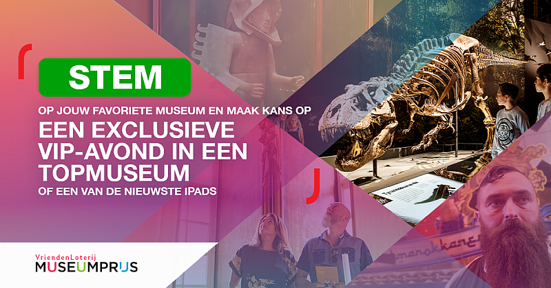 Kans maken op mooie prijzen? Stem t/m 26 nov op één van de 3 musea die het best z'n digitale verhaal voor het voetlicht brengt. @AmsterdamMuseum, @KasteelHoen of @Volkenkunde Leiden maken kans op de @VriendenLoterij #Museumprijs 2021 van het @Cultuurfonds: museumprijs.nl