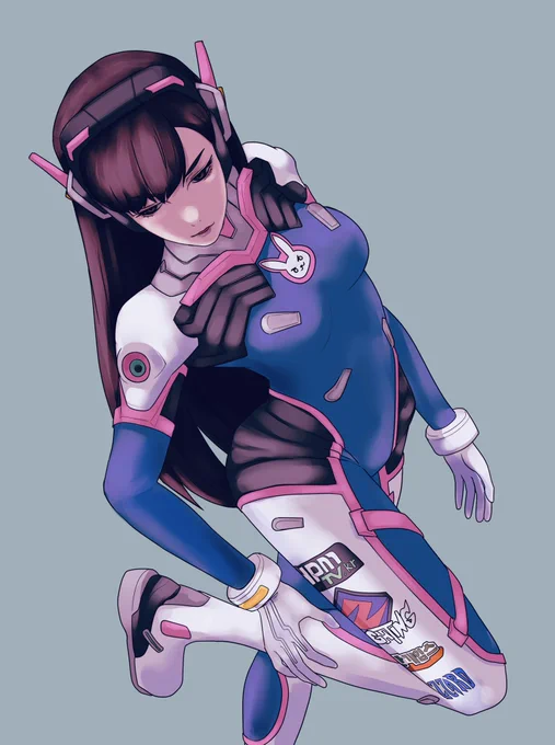 オーバーウォッチのDVa(の中身)描きました。オーバーウォッチ最高 
#オーバーウォッチ #Overwatch 