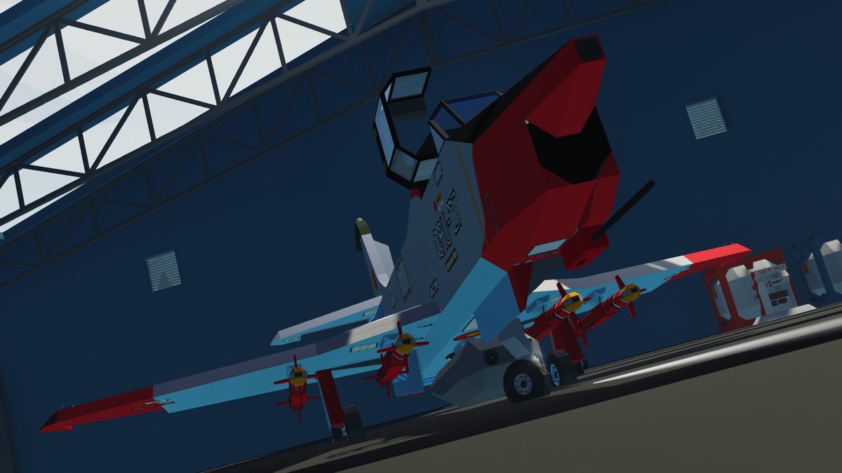 BLTCbacongaming's tweet photo. My latest completed aircraft build in Stormworks was inspired by real aircraft such as the G.91, Hunter, F-86 &amp; C-101 Aviojet. Armed with a single cannon and 4 guided missiles, it also has the flight range to cross the entire map 3 times so no target is out of reach! https://t.co/1uHPA0TaYP