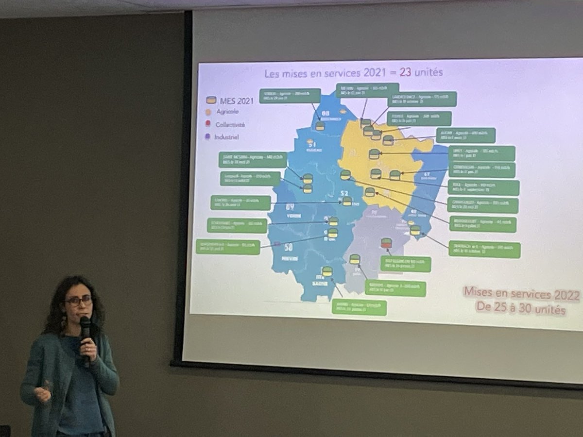 Heureux de participer aux rencontres des producteurs de #Biomethane de la <a href="/regiongrandest/">Région Grand Est</a>   On y parle  valorisation de CO2, R&amp;D, #BioGnv, #methanation . Toute la filière orientée vers une #methanisation durable maîtrisée et optimisee <a href="/MECRIN2/">Denis MECRIN</a>