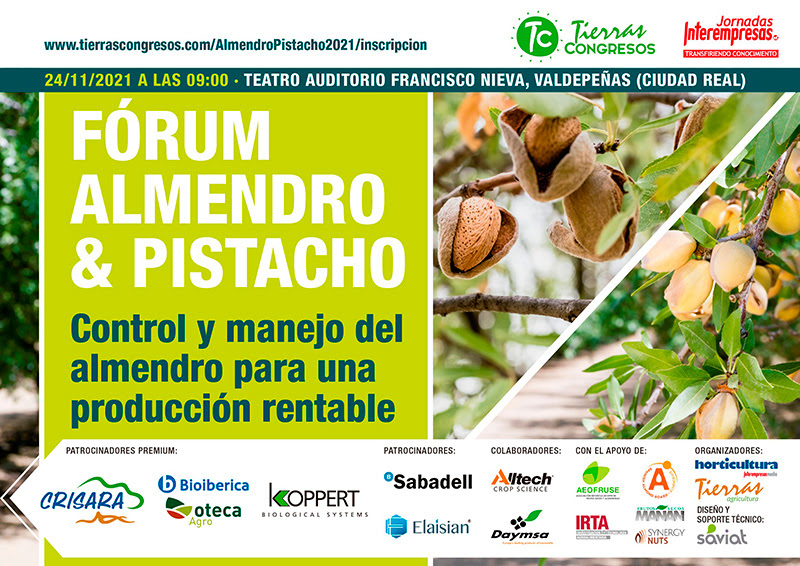 AlltechSpain's tweet photo. ☝ Alltech Crop Science es colaborador en el Forum de Almendro y Pistacho organizado por @TierrasDigital 

Se hablará sobre las enfermedades que afectan actualmente al almendro, estrategias para su control y la mejorar la rentabilidad.

📆 24/11

▶ https://t.co/0onczo4jSW https://t.co/MYKFUreM7Z