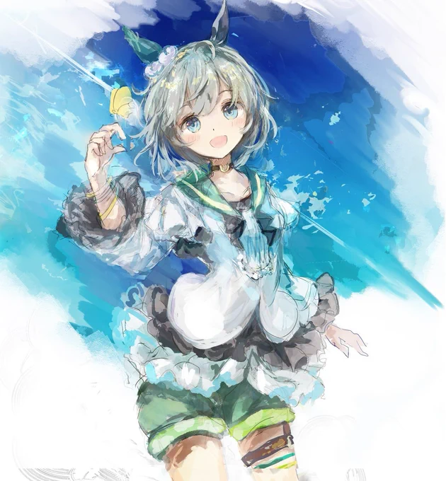 青空を駆けた雲 #ウマ娘 #ウマ娘プリティーダービー #セイウンスカイ(ウマ娘) https://t.co/TrYHZIVLQ2 
