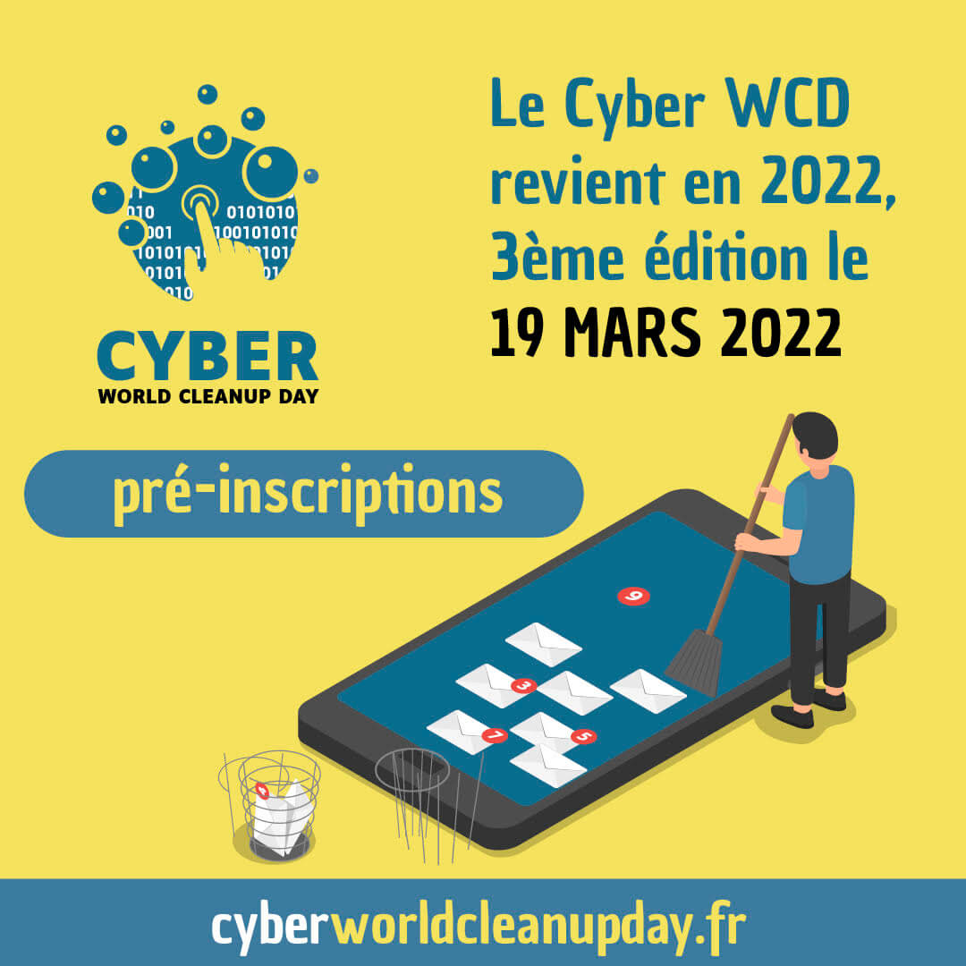 📢Le Cyber World CleanUp Day (CyberWCD) revient le 19 mars 2022!

En cette Semaine Européenne de la Réduction des Déchets (SERD), il est important de rappeler que des solutions existent pour réduire la quantité de déchets d'équipements électriques &amp; électroniques (DEEE).#thread👇