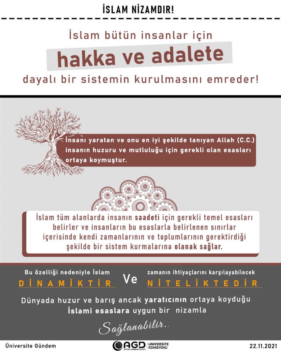 7tepeAGD's tweet photo. 📌Üniversite Gündem | İslam Nizamdır! https://t.co/6vaZPY4ydG