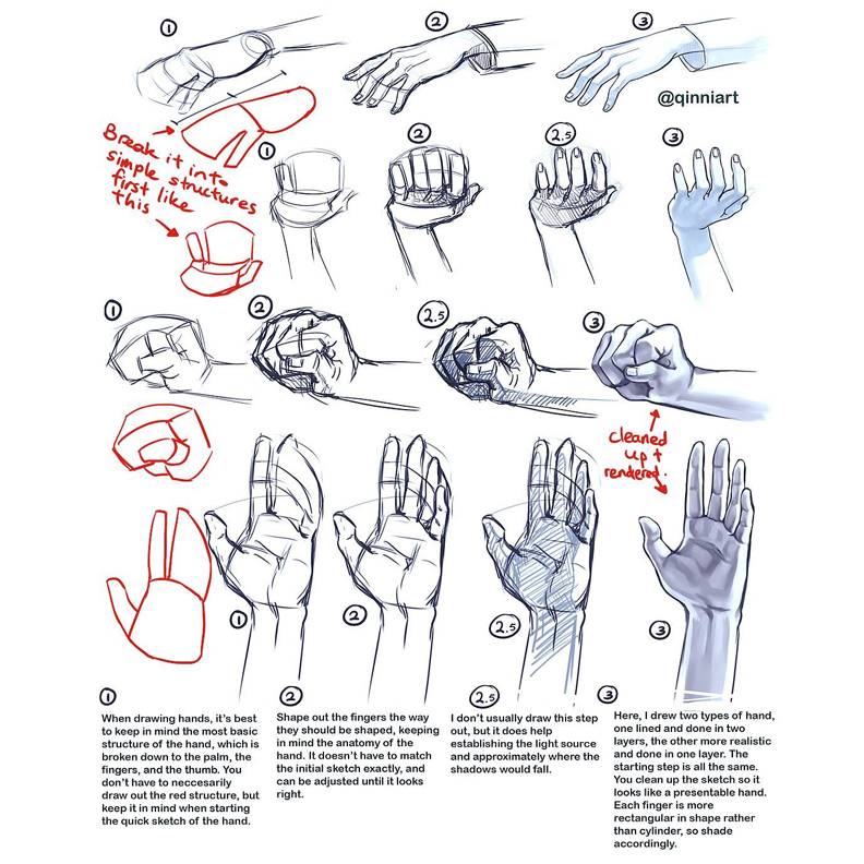 Draw Better Hands (Tips and Tricks) by Konart - Make better art