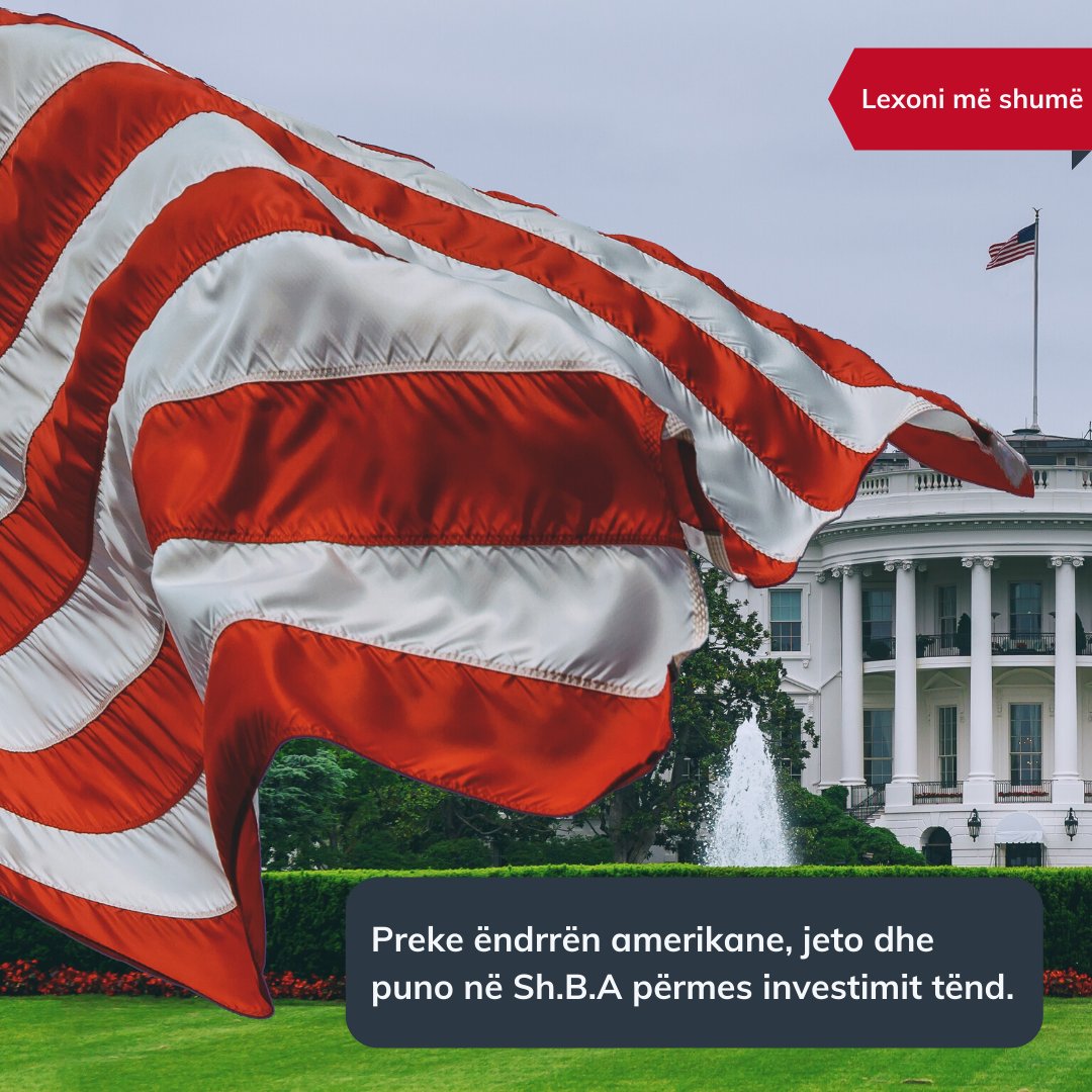 Preke ëndrrën amerikane, jeto dhe puno në Sh.B.A përmes investimit tënd!

Lexoni më shumë në artikullin e mëposhtëm 👇
alb-investments.com/preke-endrren-…

 #albanianinvestmentsgroup #albinvestments #albanian #kosovo #albania #kosova