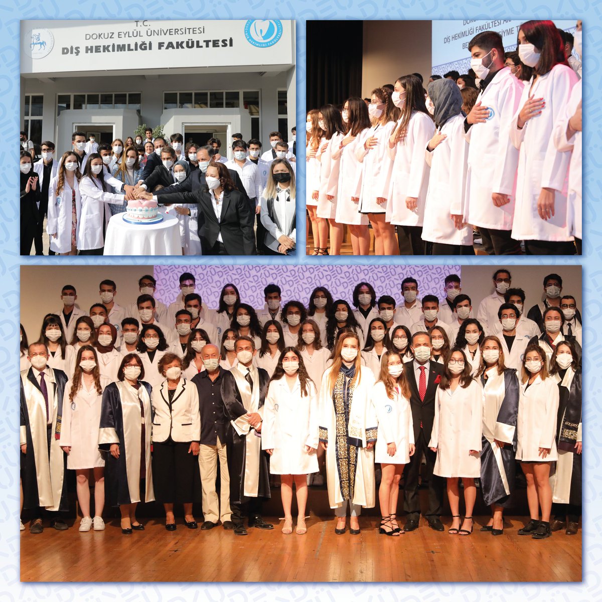 Sağlıklı bir hayatın ağız ve diş sağlığımızın korunmasıyla başladığını biliyor; başta Güzel İzmir'imize💕 kazandırdığımız #universitemDEU Diş Hekimliği Fakültesi mensuplarımız olmak üzere, tüm hekimlerimizin #DişHekimleriGünü'nü ve #AğızveDişSağlığıHaftası’nı kutluyoruz.🦷