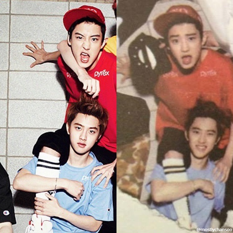 mostly_chansoo's tweet photo. XOXO (2013) : DO carrying Chanyeol
Don't Fight The Feeling (2021) : Chanyeol carrying DO
Full circle moment 😄💞 https://t.co/4PqLFfVTLr