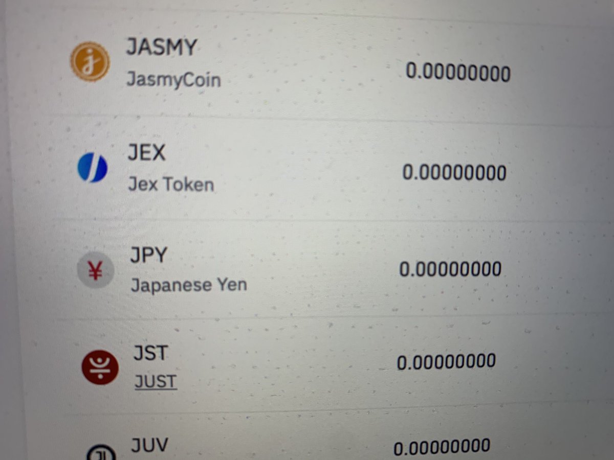 bitethwoman's tweet photo. バイナンスにjasmy💲
円まで💵 https://t.co/x0jIMh74UH