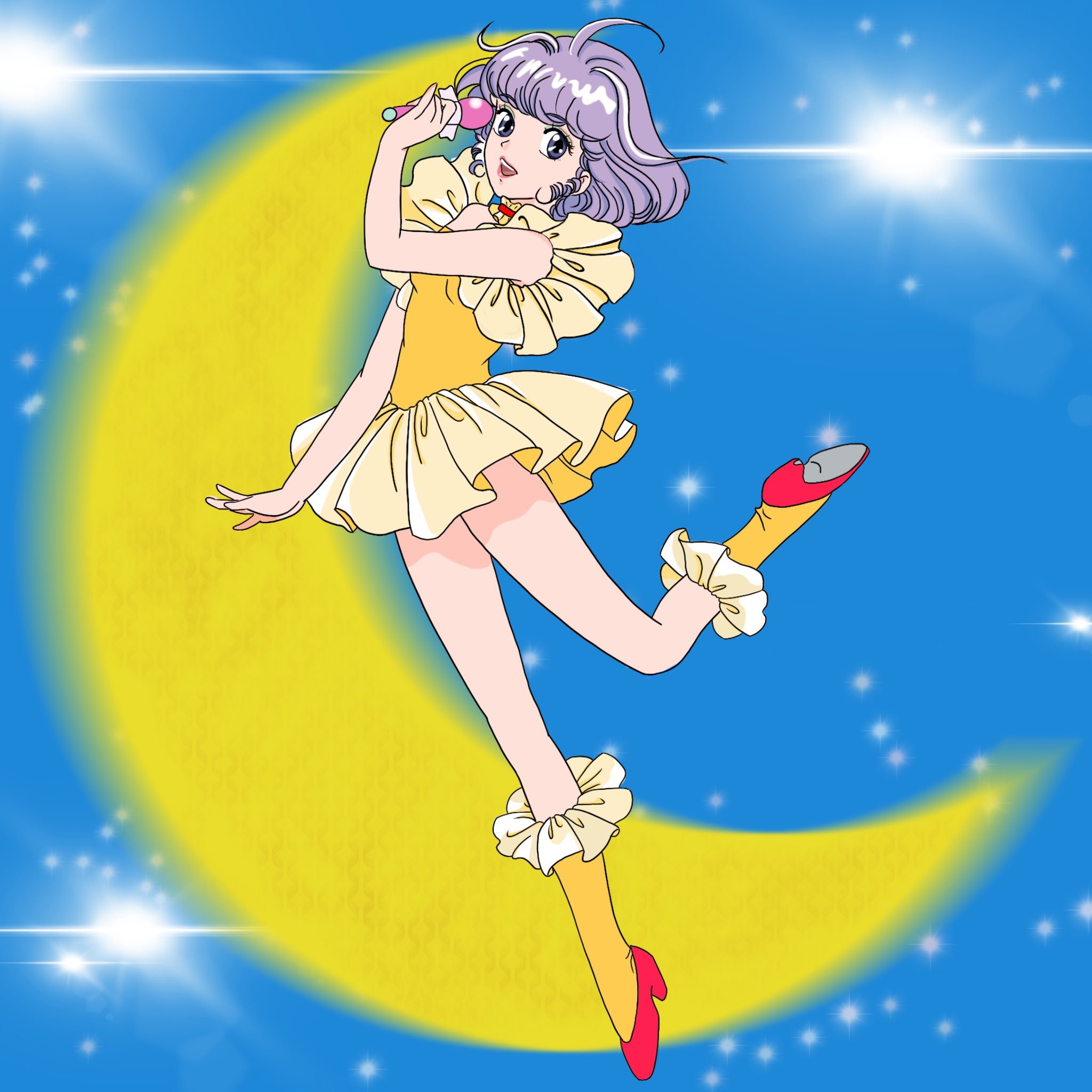 ドラマや映画を観てイラストを描く人 80年代アニメ ヒロインシリーズ2 クリィミーマミ Creamymami クリィミーマミ イラスト 80年代アニメ T Co Iiinsyoxls Twitter