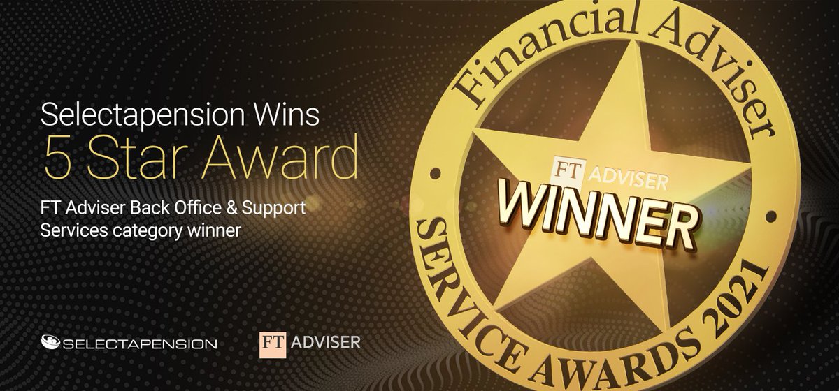 <a href="/Selectapension/">Selectapension Ltd</a> are extremely proud of our  5 Star Award in the Back Office &amp; Support Services category in the (FT) Financial Times.
selectapension.com
#FASA2021 #awardwinners #5staraward #backofficesupport