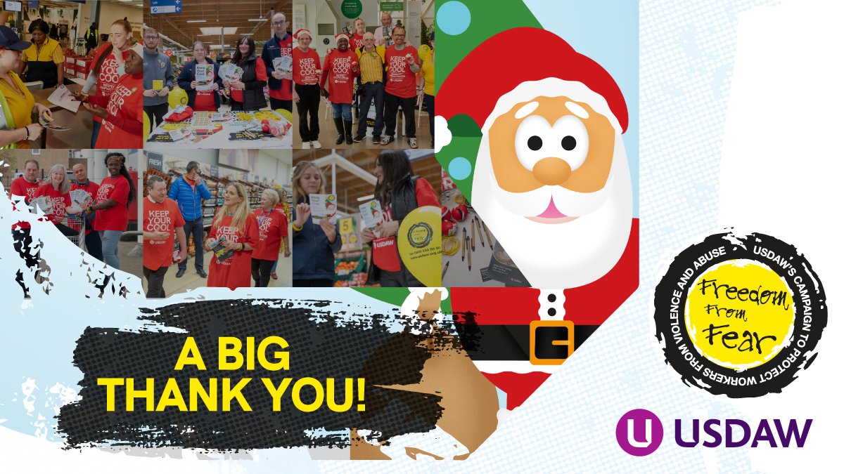 UsdawUnion's tweet photo. Yesterday was the last day of National Respect for Shopworkers Week 2021! It's been fantastic to see events being held in stores &amp; highstreets once again to highlight this important issue, and we want to say a big thank you to everyone that took part #Respect21 #FreedomFromFear https://t.co/Az4ep16gxt