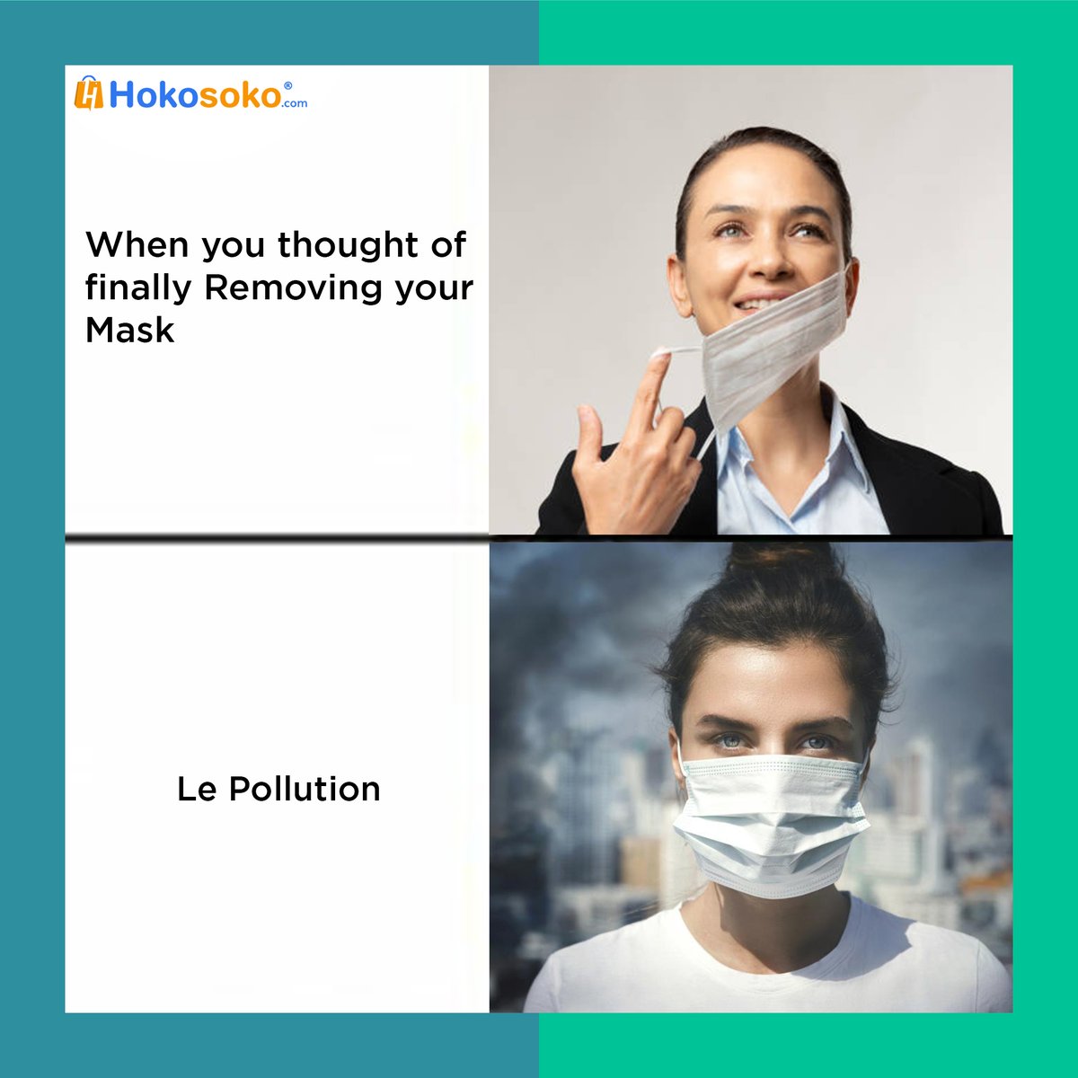 HokosokoOnline's tweet photo. The incrementing air #pollution levels are a threat. Meanwhile all #Delhites are like.
.
Do not forget to follow #Hokosoko. Let's do some Hokosoko!
.
#airpollution #airquality #indiapollution #memes #pollutionmemes #onlineshopping #ecommerce #keepsmiling #staysafe #wearthemask https://t.co/LqEt0FWGOi