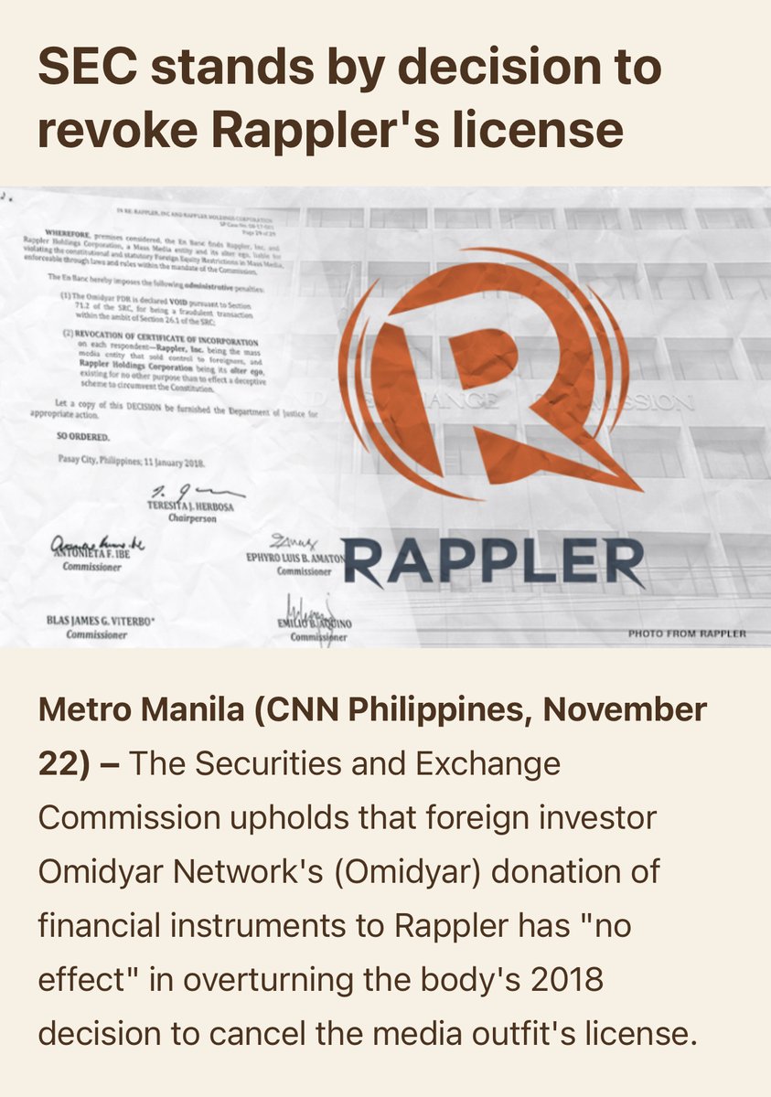 kopitoad's tweet photo. SEC gives the Filipino people an early Christmas gift https://t.co/FQJ8uxsrXl