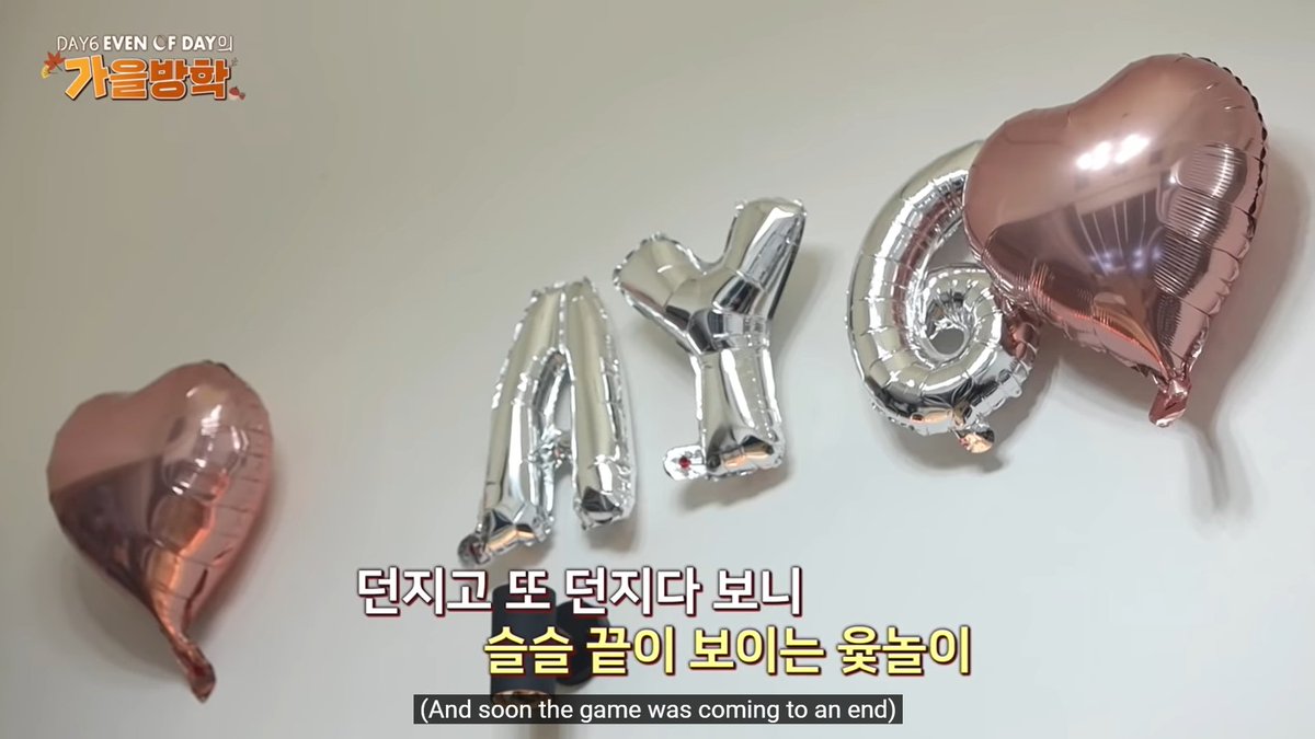 daesikstephen's tweet photo. BREAKING NEWS: Day6 EoD left an easter egg in their latest autumn break episode, confirming "AY6" is the new day6 sub-unit consisting of wonpil, dowoon, and jae. https://t.co/8A8GXIOdr3