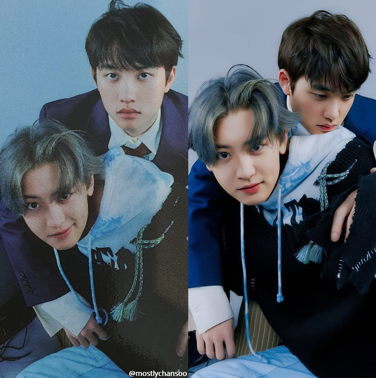 mostly_chansoo's tweet photo. XOXO (2013) : DO carrying Chanyeol
Don't Fight The Feeling (2021) : Chanyeol carrying DO
Full circle moment 😄💞 https://t.co/4PqLFfVTLr