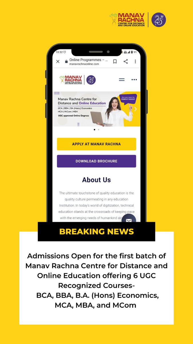 GhumoAlive's tweet photo. Manav Rachna Centre for Distance and Online Education has great industry partners- Xebia, Microsoft, QuickHeal Academy, and many more.
  #ManavRachnaOnline https://t.co/uimhMC8kNq
