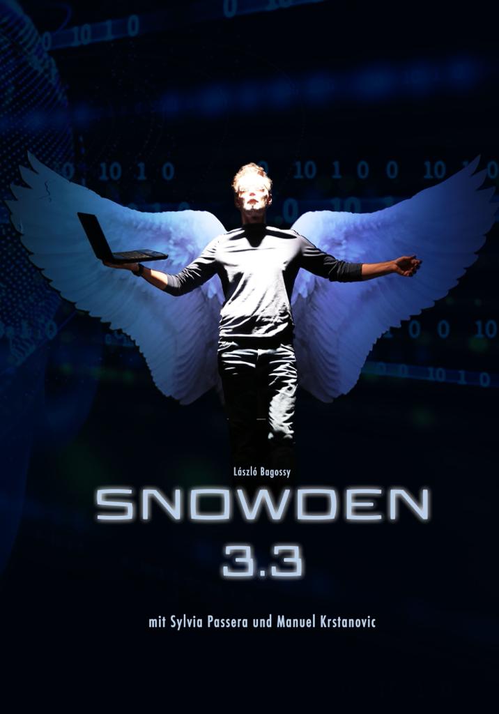 "Zombies auf Elektrorollern" - titelt die Kontext:Wochenzeitung zu "Snowden   3.3: 
"László Bagossy inszeniert ein Stück über Edward Snowden und die Künstliche Intelligenz, die von unserem Leben Besitz ergreift. Im realen Leben kämpft er ... gegen Viktor Orbáns Kulturpolitik..