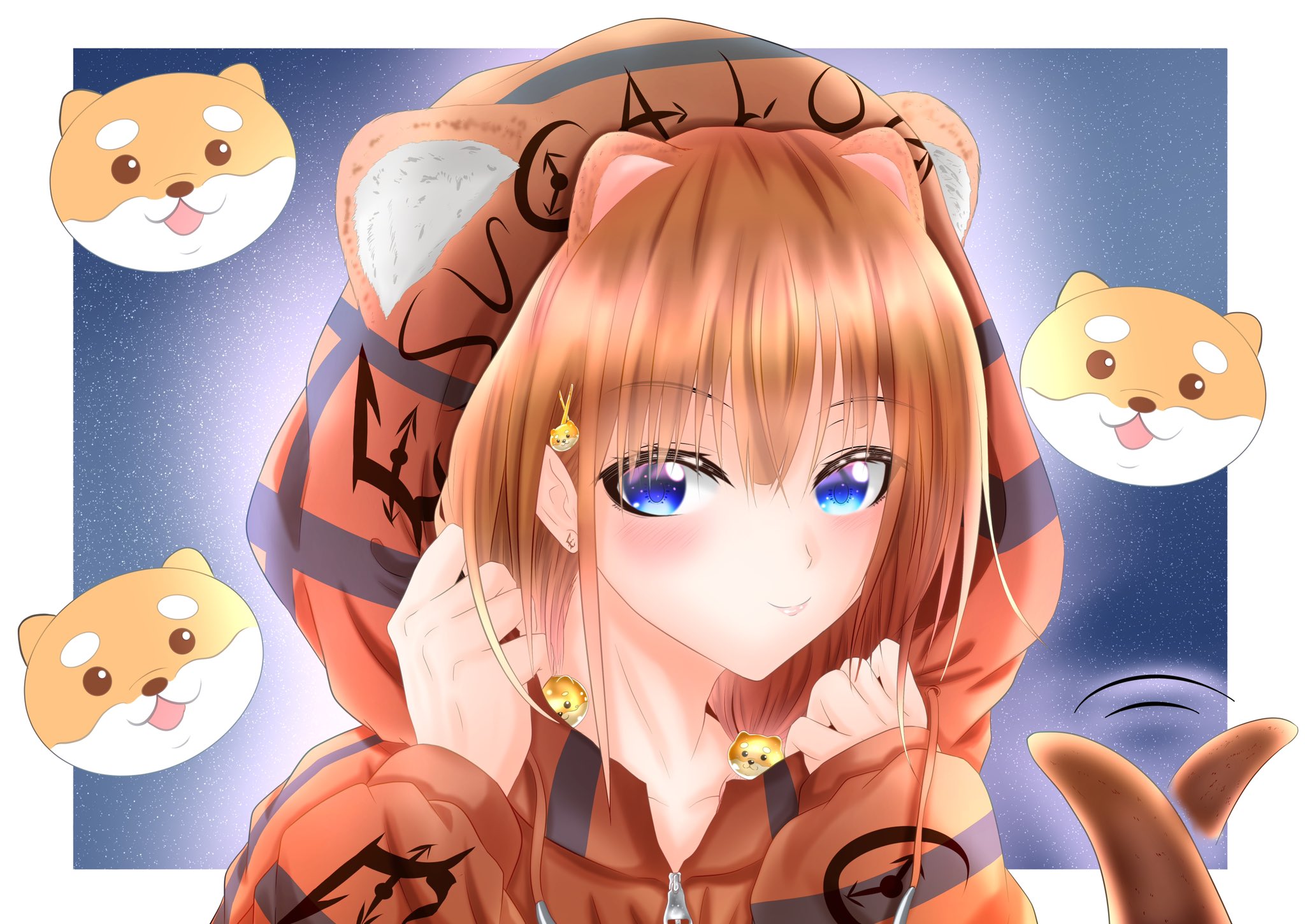 Twitter 上的 かわうその里 お仕事募集中 イラスト イラスト好きな人と繋がりたい イラスト好きさんと繋がりたい 可愛い女の子 女の子 イラスト カワウソ かわうそ 擬人化 パーカー オリジナル Parka Showcase アイコン企画 先日投稿したワンドロをいつも