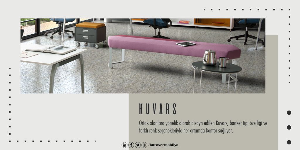 burosermobilya's tweet photo. Ve bir tasarım harikası daha... Kuvars banklar renkleri ve dizaynıyla her ofise uyum sağlar❣️
.

#buroser #büroser #pazar #pazartesisendromu #work #OfficeSpace #AI https://t.co/fCZlTwKtod