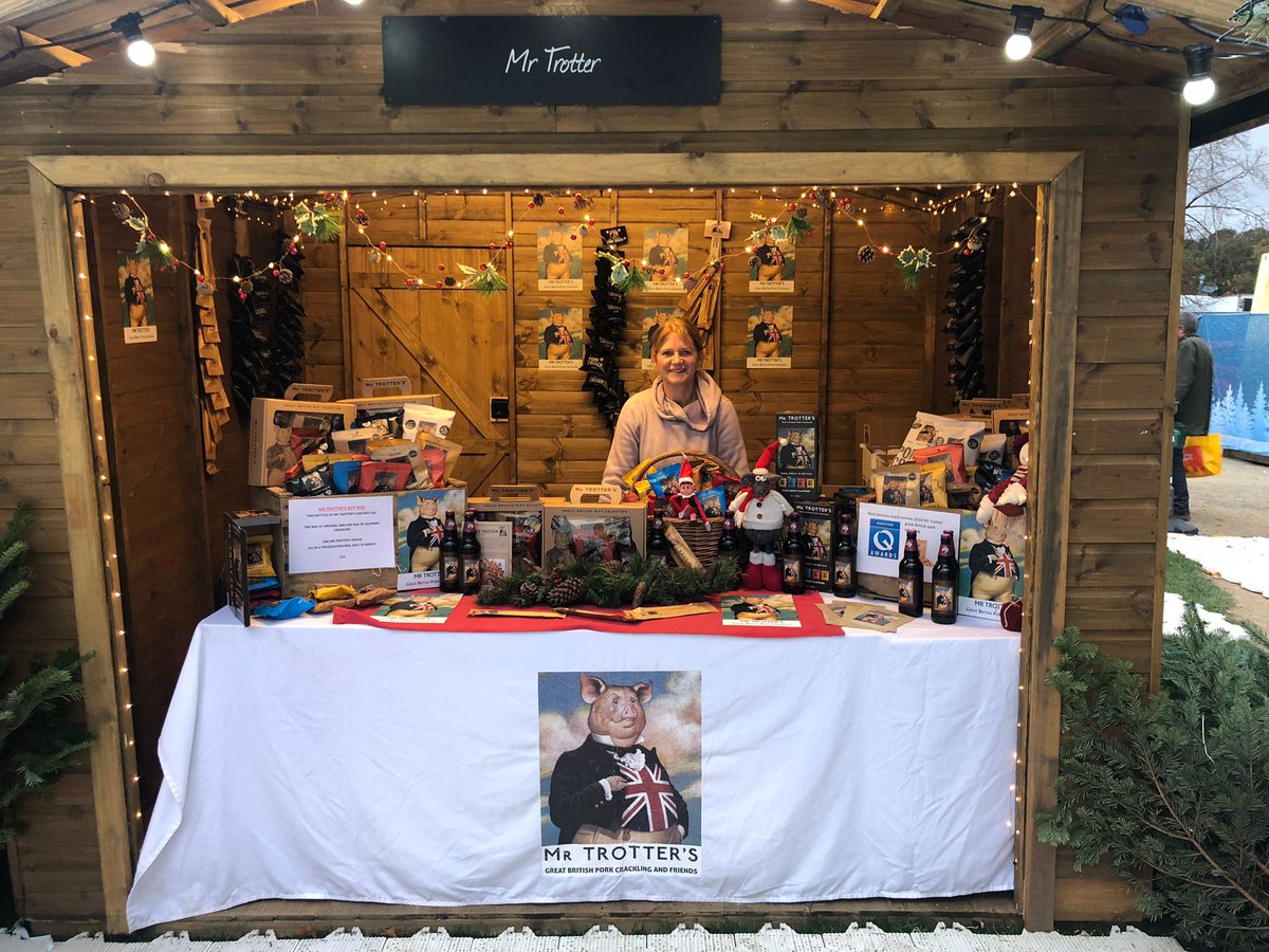 Mr Trotter has been like pig in muck, with his best show ever at the Chatsworth Christmas Market: A sea of smiling faces &amp; gift boxes flying