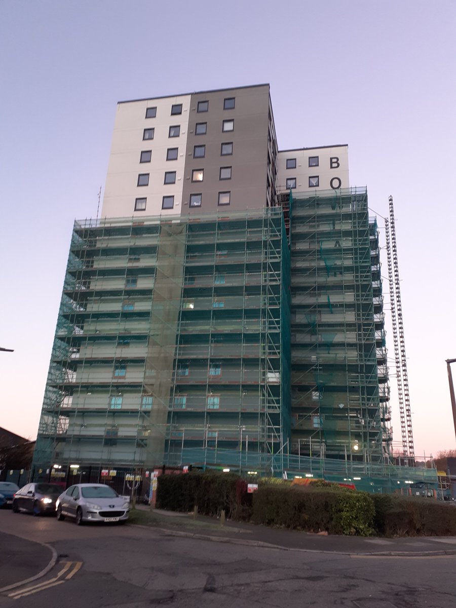 CaseyCompanies's tweet photo. Good to see Bowland House for @MyGreatPlace  emerging from the scaffold in the Blackburn sunshine!!!
@BTP_Architects 
#improvinglives #highrise #refurbishment https://t.co/v96seqyuDt