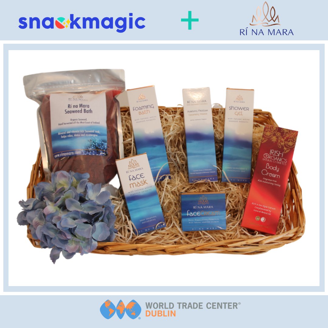 DublinWTC's tweet photo. We're thrilled to announce that our member @rinamara_ire has launched on @snackmagic!
Click the link to discover Ri Na Mara's special boxes and treat yourself to a good gift! https://t.co/8slTCcHyr4
#gifts #specialboxes #christmas #beauty #seaweed #presents #homespa #care https://t.co/tafwiVK5xW