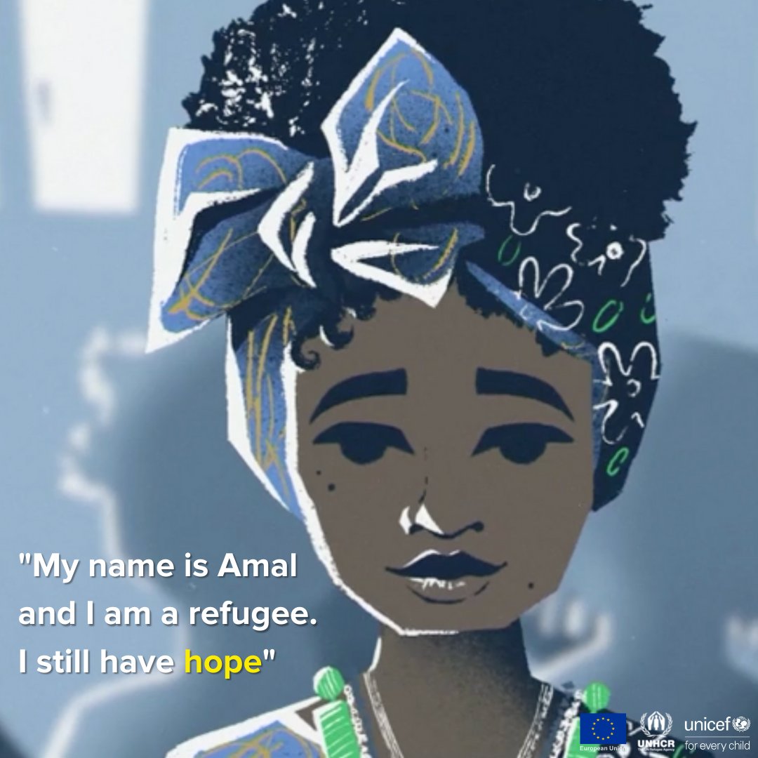 EU_Partnerships's tweet photo. Amal was forced to flee from conflict, yet she is still holding on to her dreams.

Ahead of #EducationDay, discover how the 🇪🇺 EU with @Refugees and @UNICEF support #refugees and displaced persons through our #teacher's kit available in 24 languages.

⬇️ Get yours now ⬇️