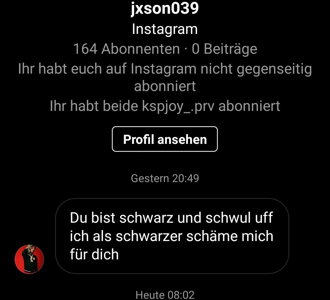 Das hatte ich auch noch nicht. Schön feige da rum pöbeln wo es keiner sieht! Ich werde nie verstehen, wie Menschen die Hass erfahren, weil sie sind wie sie sind, dass gleiche anderen antun! Aber nicht mit mir mein Freund!
#toxicspeech
