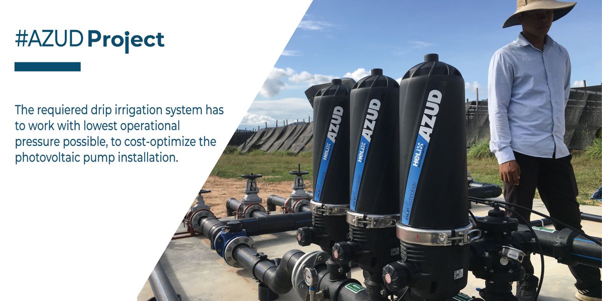 AZUDWater's tweet photo. #𝐀𝐙𝐔𝐃𝐏𝐫𝐨𝐣𝐞𝐜𝐭 ➡ 𝐏𝐞𝐩𝐩𝐞𝐫 𝐩𝐥𝐚𝐧𝐭𝐚𝐭𝐢𝐨𝐧 𝐢𝐧 𝐂𝐚𝐦𝐛𝐨𝐝𝐢𝐚 🇰🇭
This type of crop needs a drip irrigation system with the lowest possible operating pressure, and our AZUD PREMIER PC AS equipment allows all this, being the best solution.
#AZUDIsMuchMore https://t.co/YvRk7VXSdh