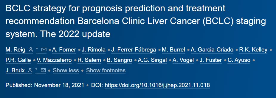 Journal of Hepatology (@jhepatology) on Twitter photo 🆕2022 update from the <a href="/BCLC_group/">BCLC GROUP</a>‼️
BCLC strategy for prognosis prediction & treatment recommendation Barcelona Clinic Liver Cancer (BCLC) staging system.
🆓bit.ly/3kWOdmm🆓
🎉Just in time for the BCLC 35th anniversary celebration today🎉
🔗bit.ly/3kXwgnV 🆕2022 update from the <a href="/BCLC_group/">BCLC GROUP</a>‼️
BCLC strategy for prognosis prediction & treatment recommendation Barcelona Clinic Liver Cancer (BCLC) staging system.
🆓bit.ly/3kWOdmm🆓
🎉Just in time for the BCLC 35th anniversary celebration today🎉
🔗bit.ly/3kXwgnV