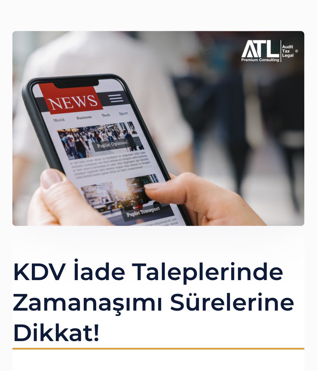 “KDV İade Taleplerinde Zamanaşımı Sürelerine Dikkat!” adlı makalemiz web sitemizde yayımlanmıştır.

atldenetim.com/makaleler

#kdv #kdviade #zamanaşımı #süre #alacak #hak