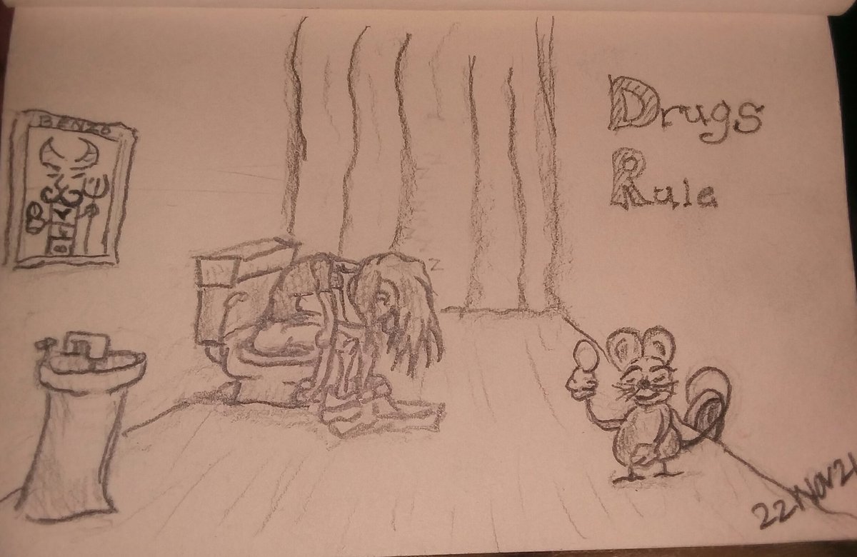 BadArtRulez's tweet photo. Drugs.

#drugs
#rule
#you
#Pencildrawing 
#pencilart
#sketch 
#sketchbook 
#art
#badart 
#badartrulez https://t.co/IWeZQqAdjD