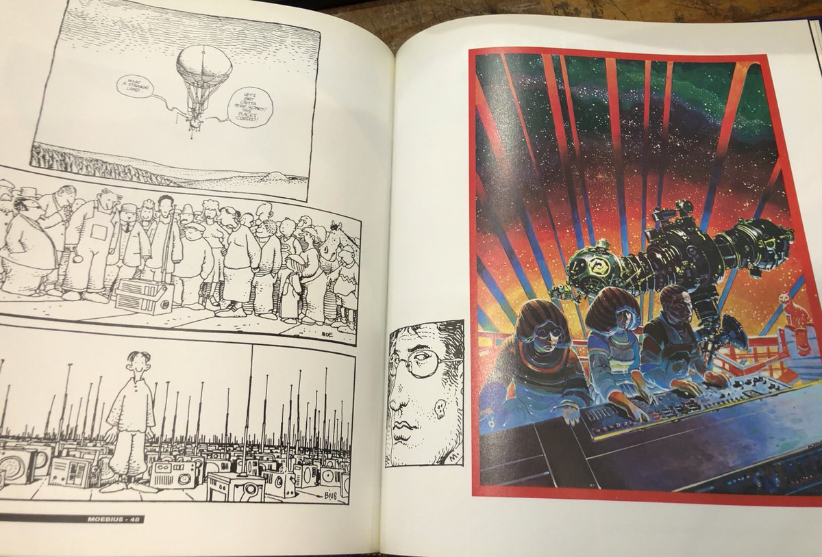 メビウス作品集「IMAGE OF MOEBIUS VIRTUAL MELTDOWN」を店頭に