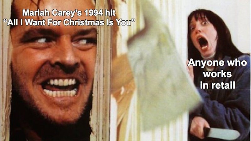 reidosfrangos's tweet photo. A malta das nossas lojas be like:
#mariahcarey #bleedingears #braceyourself https://t.co/hOSysmnH8o