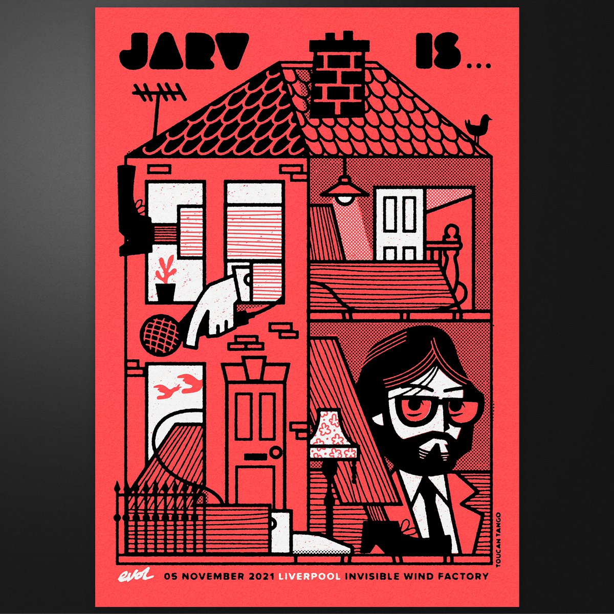 ToucanTango_'s tweet photo. @Handsome_Frank A few gig posters, t shirt and a print design we’ve done recently. ❤️ https://t.co/umqIy5djTy