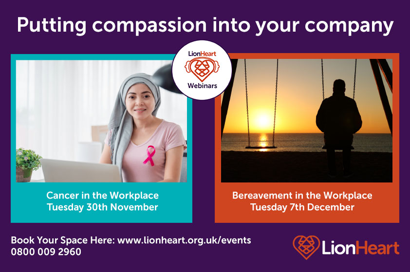 Compassion &amp; understanding at work can make a huge difference. Two issues that affect everyone, yet it can be really hard to know what to do or say for the best. Our new webinars are ideal for managers/ HR, to give them better understanding &amp; equip them to support staff better.