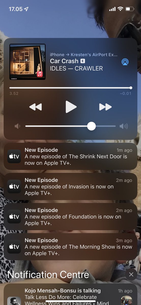 kres's tweet image. Hey ⁦@Apple⁩ this is how you lose my consent to do app push from tv+ … I thought you guys were the user experience company 😉😆