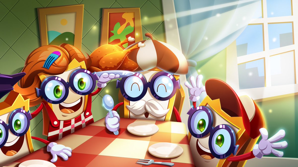 WordDomGame's tweet image. We hope you haven't made plans... because you're invited to turkey day with Tiler! 🍗 Meet all of the colorful characters in Tiler's family, and if you can survive each one you'll leave with the best prize of all, the delicious Turkey Tile! 🦃🥰#WordDomination #Thanksgiving