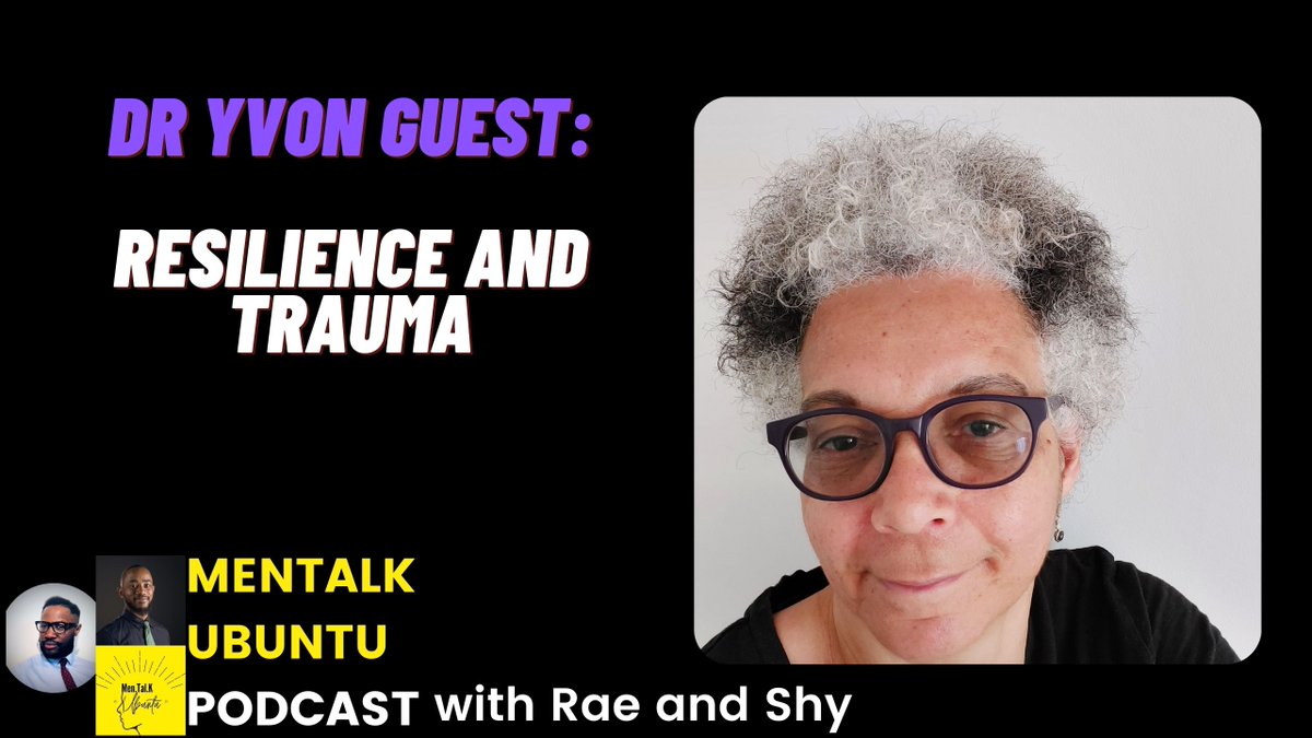 Start #InternationalLeadershipWeek learning about #Resilience and #Trauma with the inimitable #DrYvonGuest on this #MentalkUbuntuPodcast episode. 

A fascinating conversation growing up in #Care, #SocialTaboos, #Powerlessness, #Vulnerability, #Race and our #Evolving #Identities.