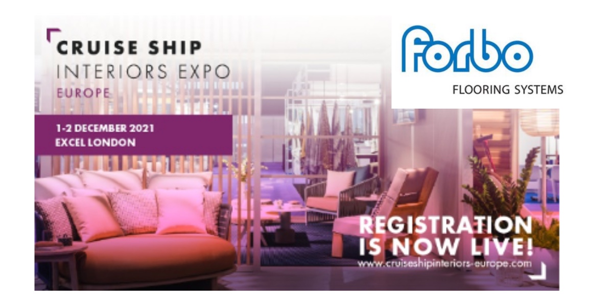 ForboTransport's tweet image. The Cruise Ship Interiors Expo starts next week!

Please pay us a visit on stand 708, where Stefan Jordan, Frederic Lepron and Bob Summers would love to talk you through our various floor covering solutions.

To find out more, visit: fal.cn/3k26E

#Forbo #CSIE2021