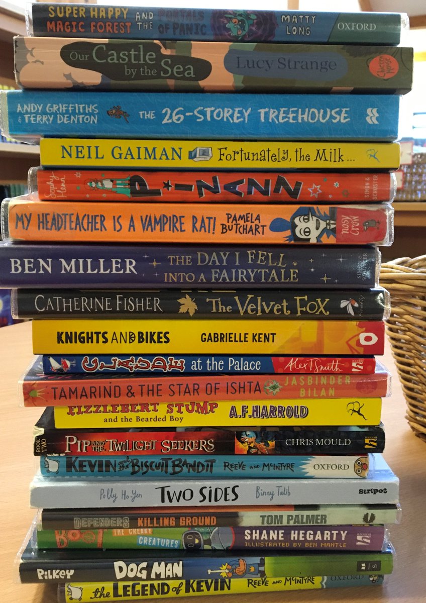 BollinLibrary's tweet photo. Monday returns stack this morning featuring some great books and authors, can you spot a favourite? https://t.co/r9LB1xyNmF
