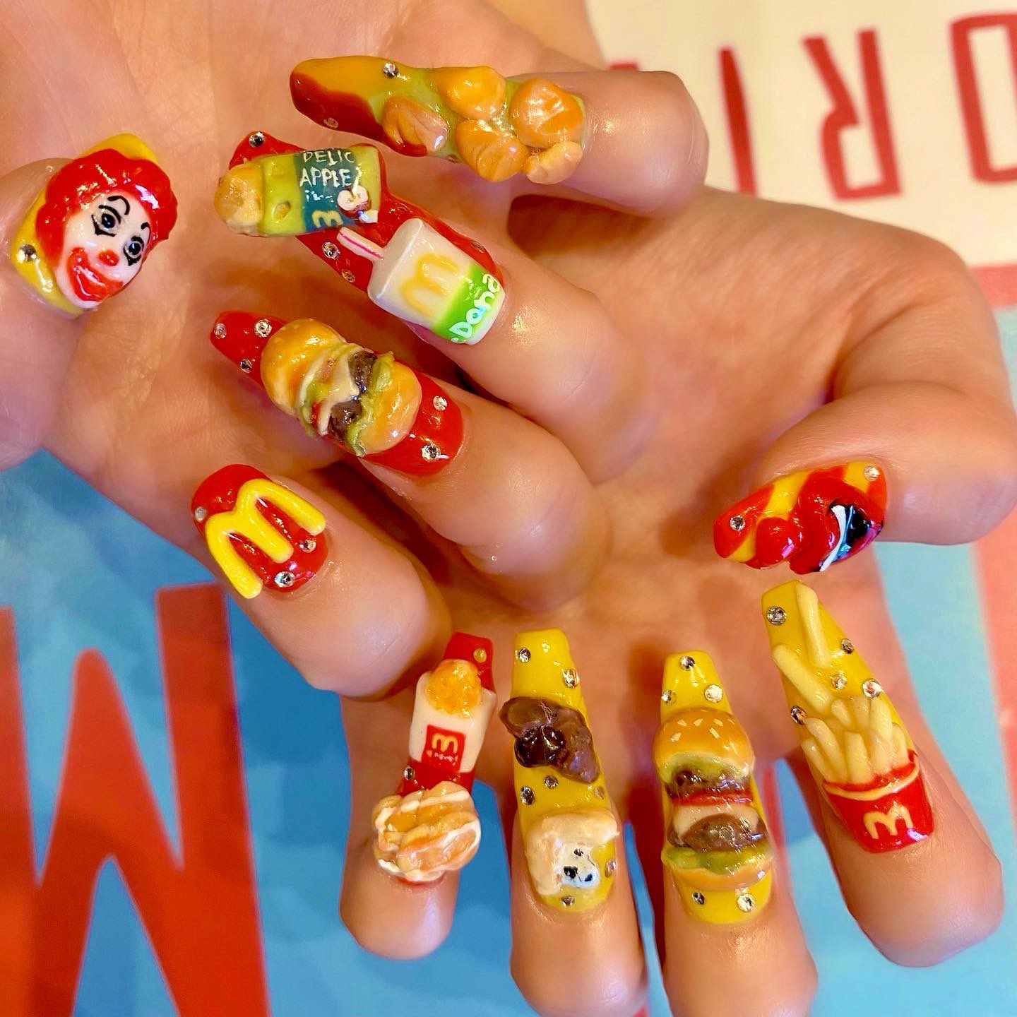 Twitter 上的 あいめろちゃん New Nail マクドナルド ネイル めためた可愛い 美味しそう T Co Nrszsfvk7e Twitter
