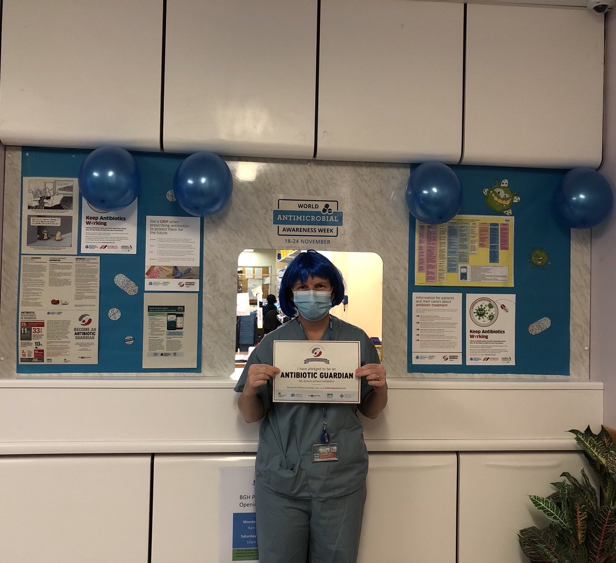 Anne Duguid (@ampborders) on Twitter photo @NHSB_Pharmacy going blue for World Antibiotic Awareness Week and making pledges to protect antibiotics. Why not join us and sign up here bit.ly/ABGuardian <a href="/NHSBorders/">NHS Borders</a>
#WAAW #AntibioticGuardian #AMR #goblueforWAAW @NHSB_Pharmacy going blue for World Antibiotic Awareness Week and making pledges to protect antibiotics. Why not join us and sign up here bit.ly/ABGuardian <a href="/NHSBorders/">NHS Borders</a>
#WAAW #AntibioticGuardian #AMR #goblueforWAAW