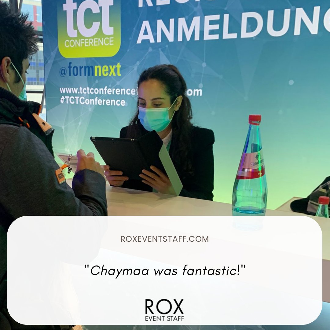 Thank you so much to our Event Hostess Chaymaa for her hard work last week in Frankfurt, Germany!

Rox Event Staff team

#roxeventstaff #eventstaff #eventstaffing #eventstaffingservices #eventstaffingagency #EventStaffingCompany #expo #germany