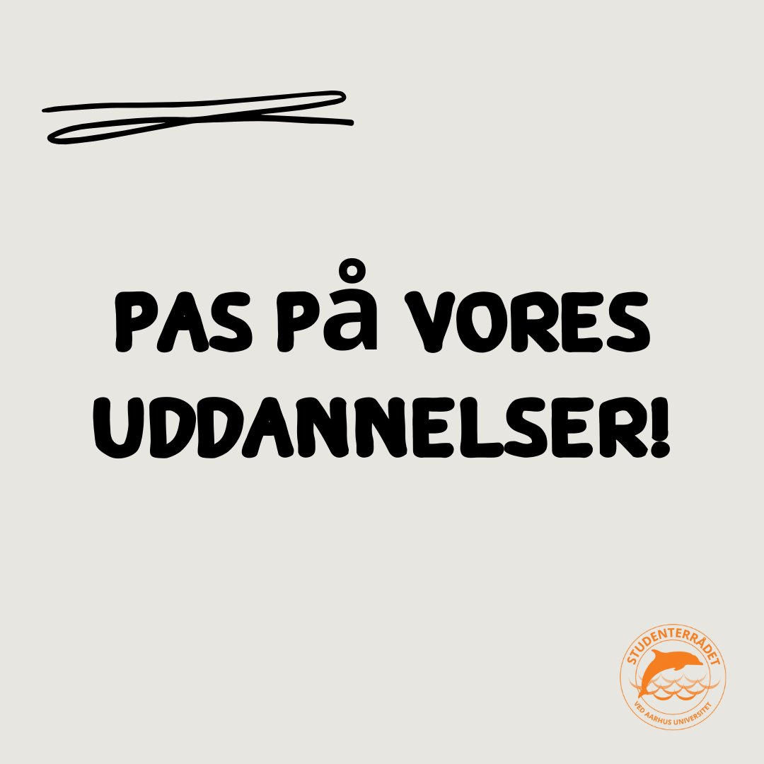 studenterraad's tweet photo. På @AarhusUni mister vi studiepladser. Det lader sig nemlig ikke gøre at udflytte alle de uddannelser, politikerne kræver - og derfor ender de i stedet med at lukke. Det her giver færre muligheder for at studere - ikke flere. Stop op, politikere. Og #paspåvoresuddannelser #uddpol https://t.co/Hplnc8VqJw
