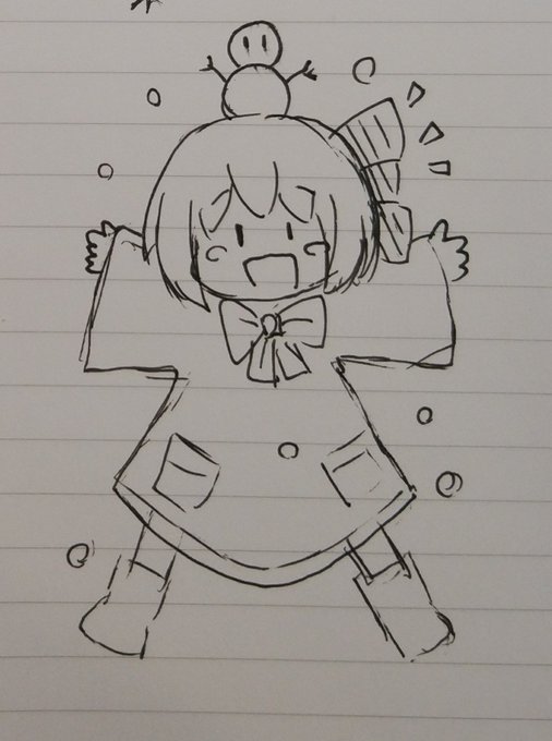 雪だるま&ルーミアちゃん♥️ 