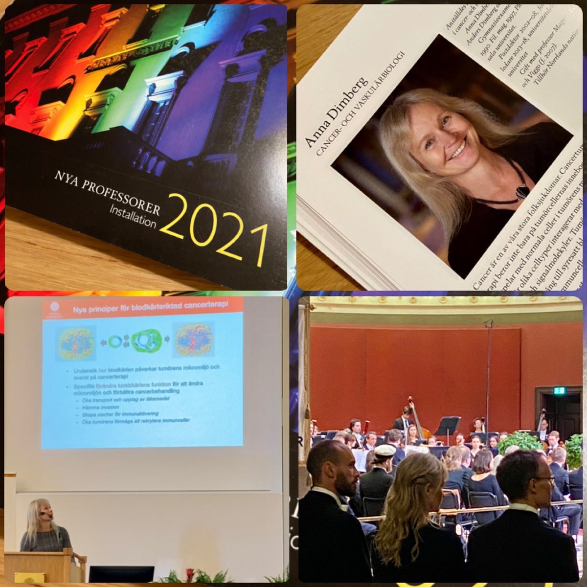We are proud to announce that last Friday our group leader @AnnaDimberg was officially inaugurated a #Professor  at the UU Professor installation ceremony 2021🎓! Well done Professor Dimberg!🤩 <a href="/VascBioUpp/">Uppsala Vascular Biology</a>  <a href="/IgpUu/">IGP_UU</a>  @UU_University